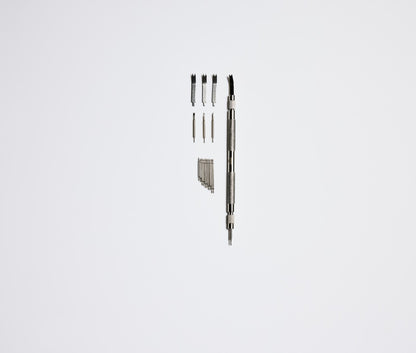 Saffiano 1 Compartments + Watch Care Kit + Spring Bar Removal Tool Bundle