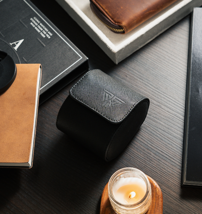 The Watch Roll | HANDMADE SAFFIANO LEATHER CASE 1 COMPARTMENTS