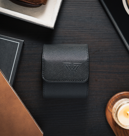 The Watch Roll | HANDMADE SAFFIANO LEATHER CASE 1 COMPARTMENTS